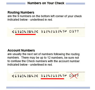 Check Numbers